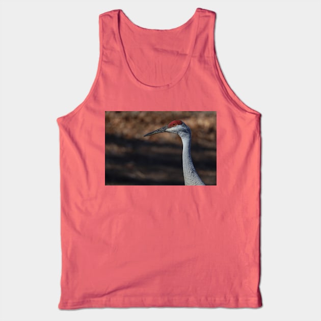 Michigan Sandhill Crane Tank Top by One Creative Pup